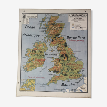 Old map British Isles