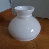 Abat jour verre opaline pour suspension