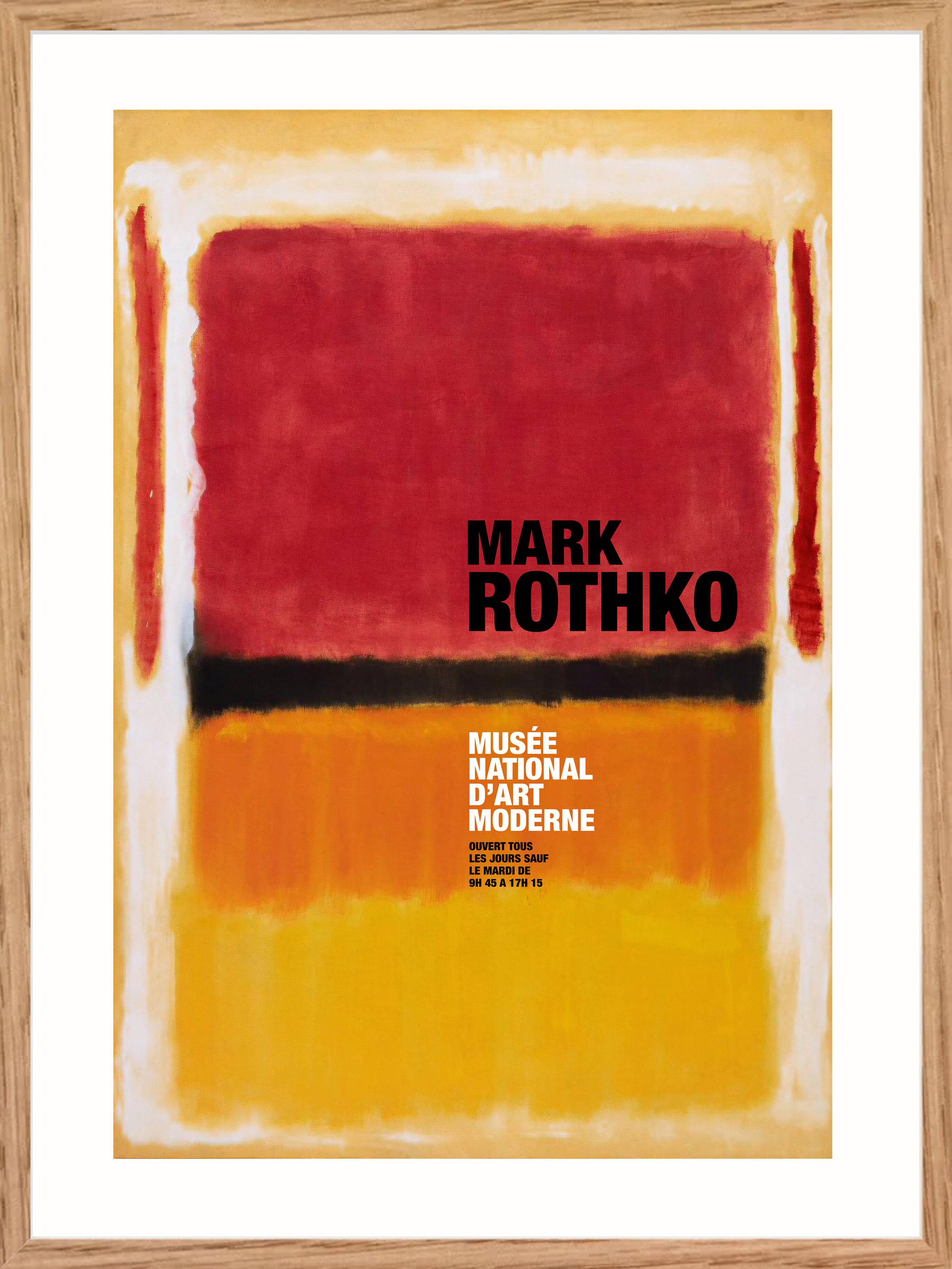 MARK ROTHKO exhibition poster