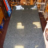 Wrought iron table and granite marble tray