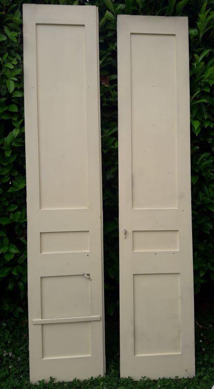 Pair of doors of antique closet