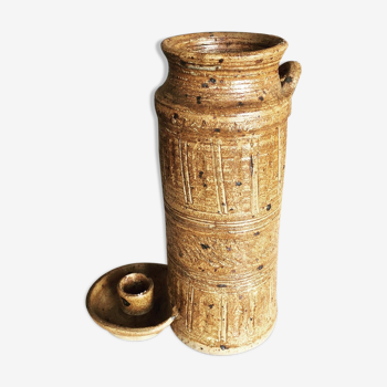 Sandstone candle holder vase