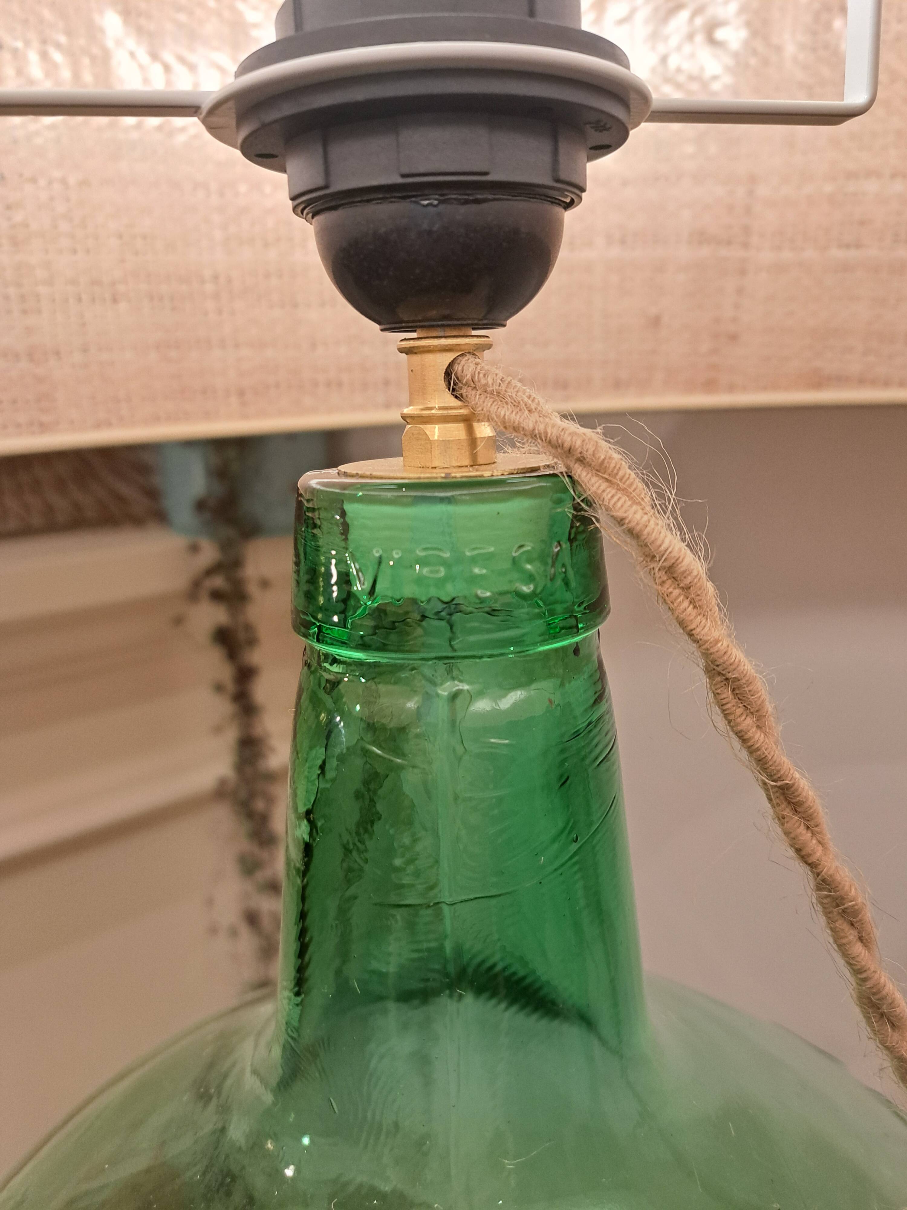 Lampe dame Jeanne vintage