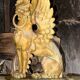 Chenets bronze griffons