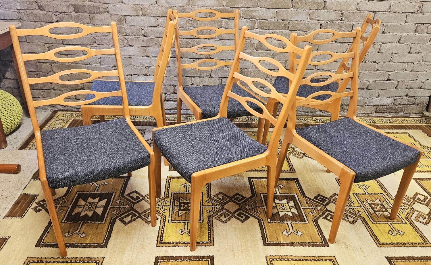 6 Scandinavian chairs 1960