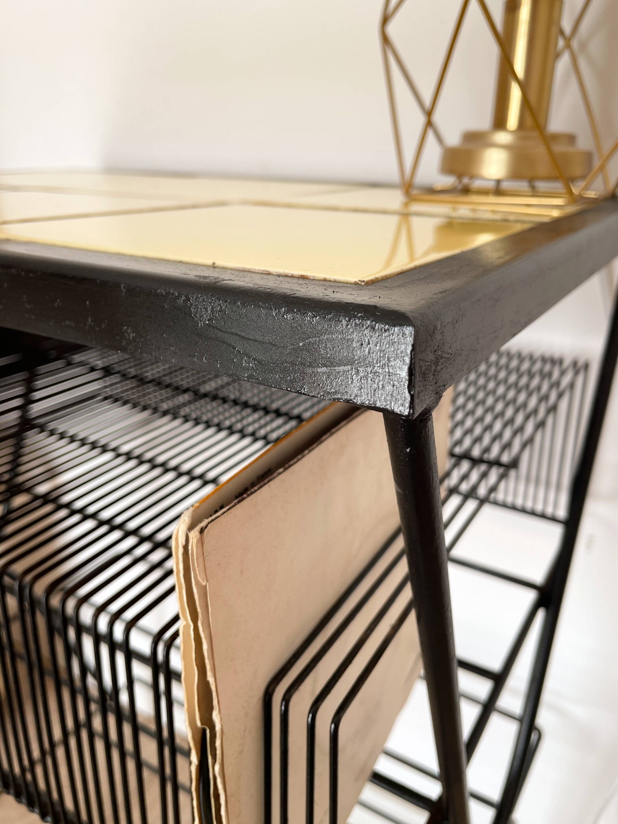 Magazine table & vinyl holder - 1960s-1970s