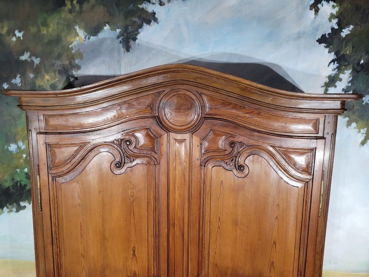 Mountain wardrobe in fir from the 19th century