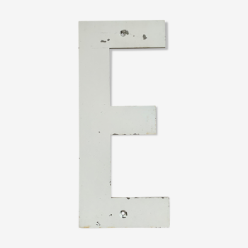 Old sign letter E / 27cm