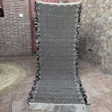 Moroccan rug, Handmade wool rug, Solid rug, Moroccan runner rug, zanafi runner