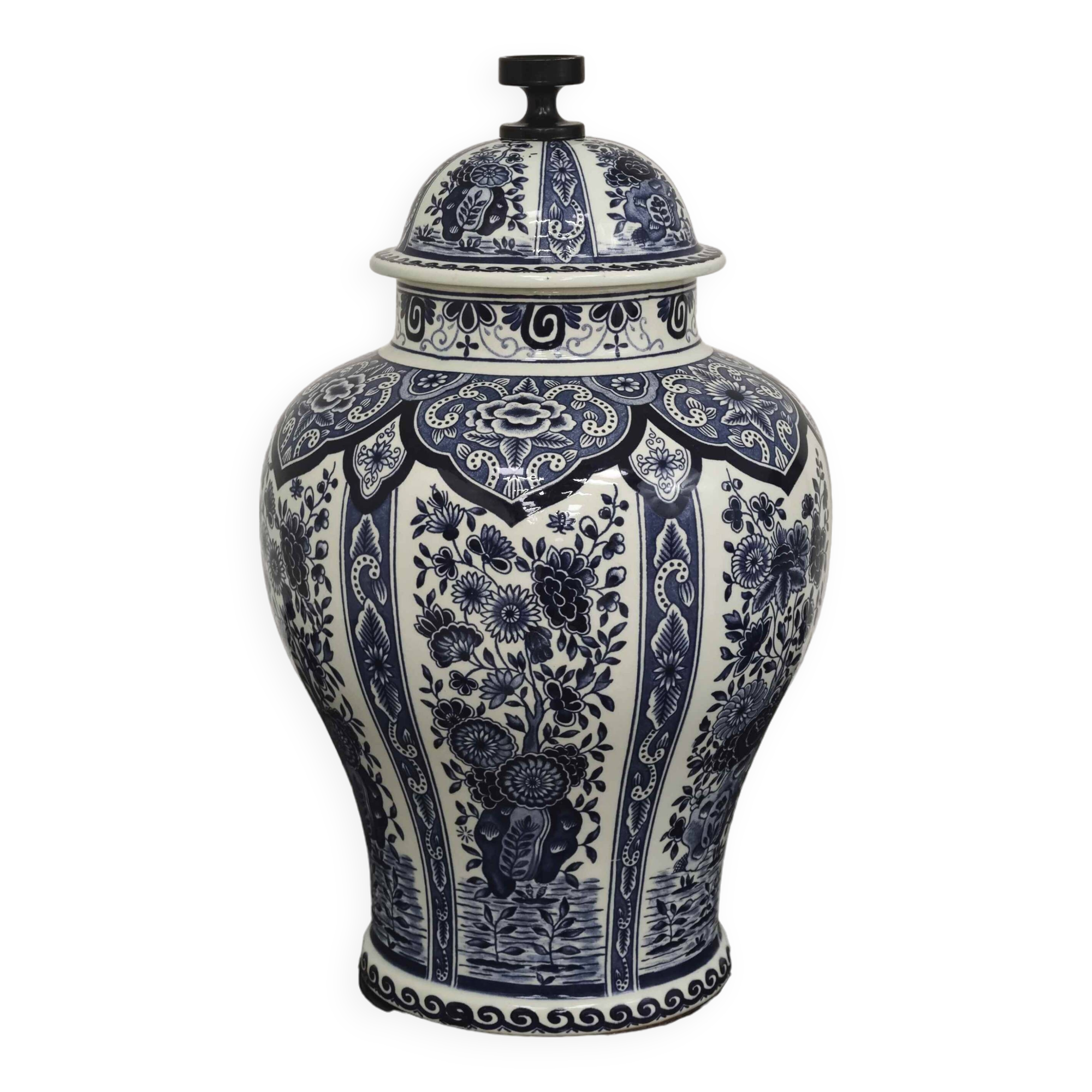 Delft Blue Porcelain Pot by Royal Sphinx by Bosch