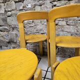 Lot of vintage bruno rey 1970" chairs