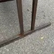 Mid-Century wooden and steel folding table brown 1970 120x70cm