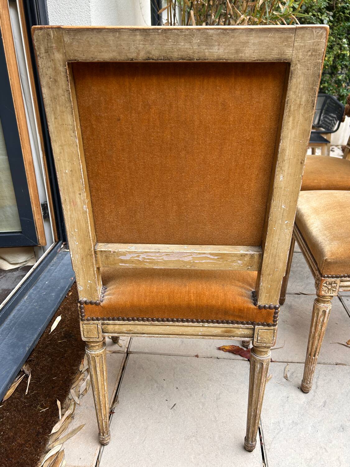 Set of 14 Louis XVI style chairs