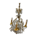 Bronze chandelier mid-twentieth century.