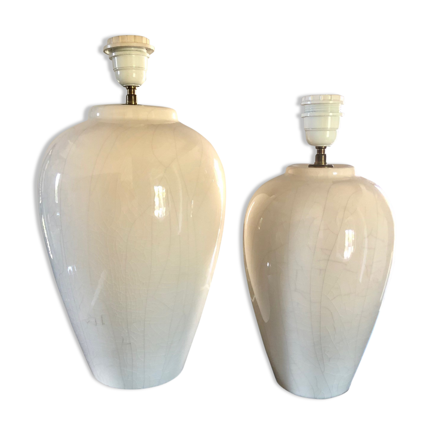 Series of 2 feet of lamps Kostka, 80s