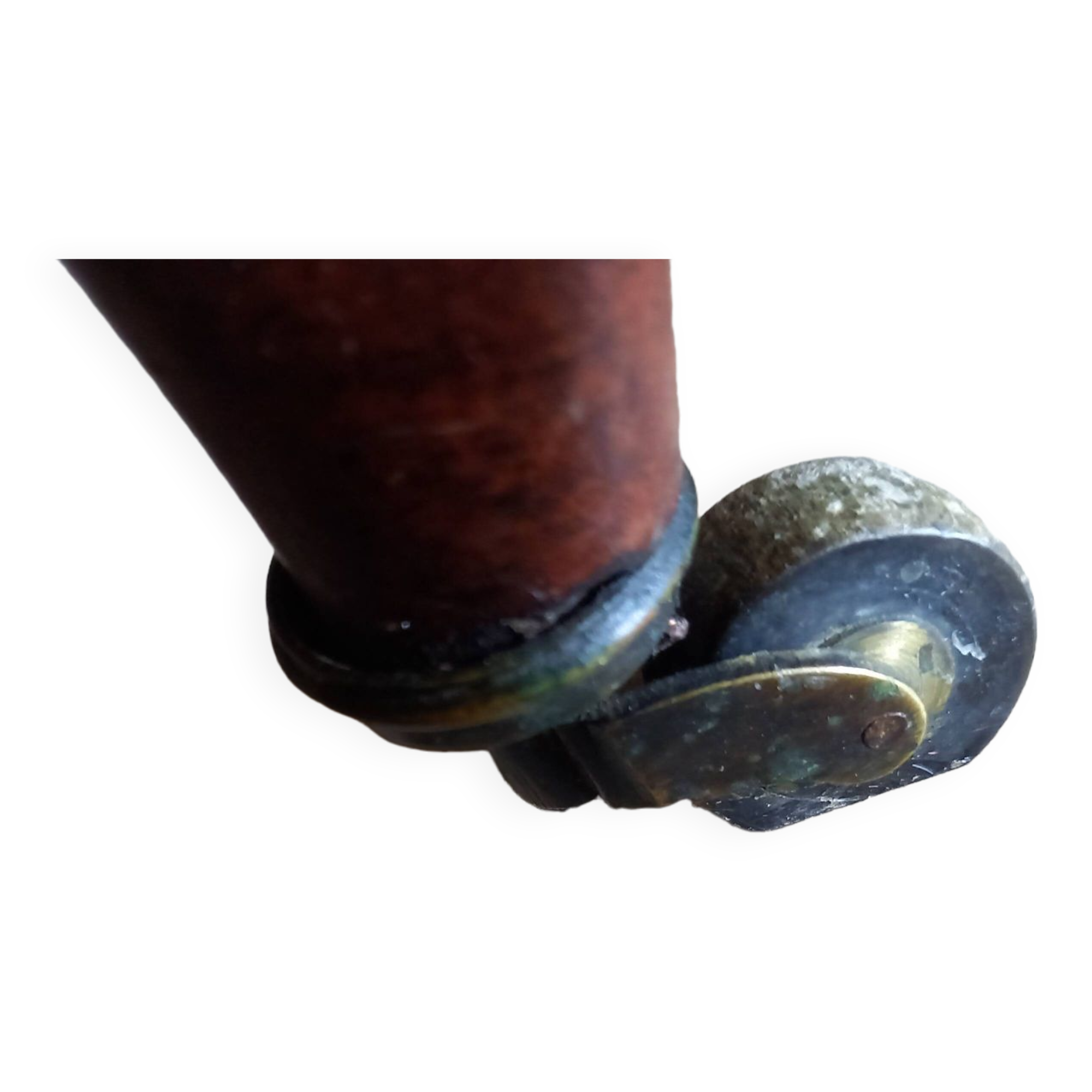 Louis Philippe chair restored with wheels