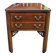 Lane Altavista Virginia brown lacquered wooden side table, vintage 1920s bedside table.