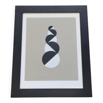 Numbered silkscreen 7/12 by Norman Dilworth 2007
