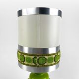 Green ceramic table lamp and fabric 70