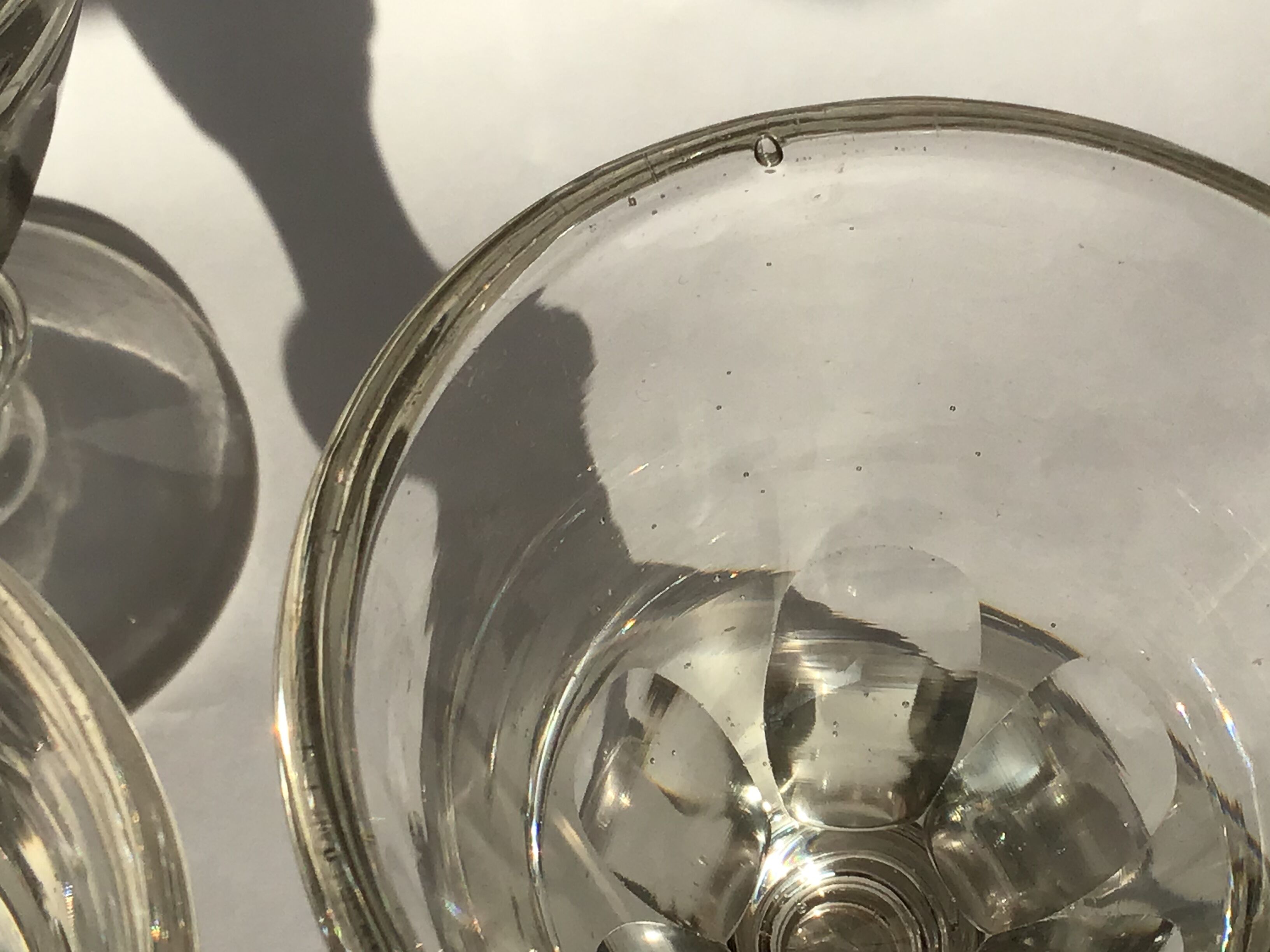 3 glasses old bistro thick aperitif