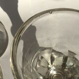 Set de 3 verres apéritif bistrot ancien épais