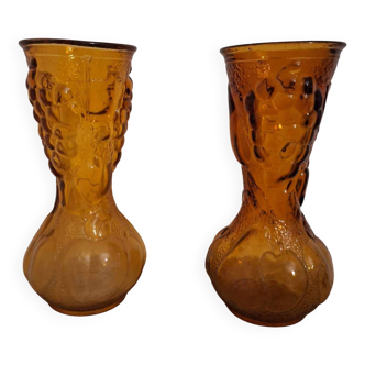 Pair of Empoli vases 1960