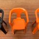 300 Monobloc Decorative Chairs Small by Henry Massonnet for Stamp, France, 1970s, Set of 5