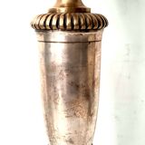 Table lamp in silvered bronze - French work from the Art Deco period attributed to Maurice Dufrène