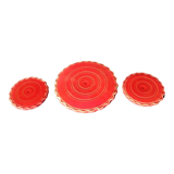 Set of trivets and two coasters Vallauris Grandjean-Jourdan 50-60s