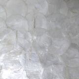 vintage rattan and mother-of-pearl tray