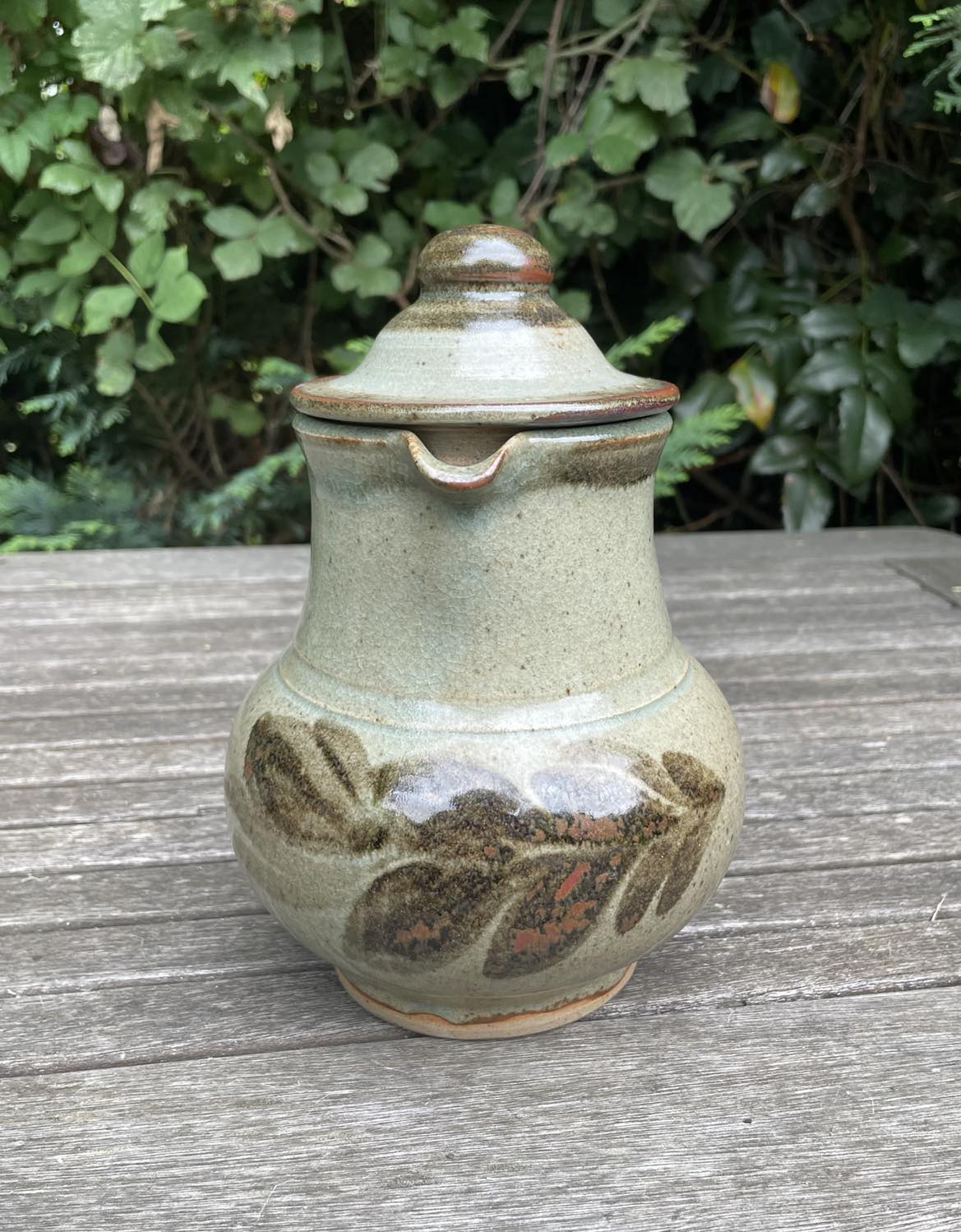 Service à café/tisane/orangeade en grès de la poterie Blanot