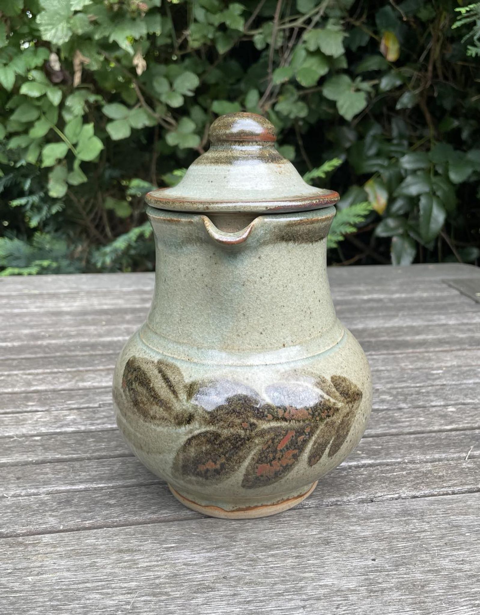 Service à café/tisane/orangeade en grès de la poterie Blanot