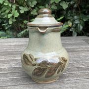 Service à café/tisane/orangeade en grès de la poterie Blanot