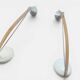 Pair of chrome Scandinavian design lamps - Tord Bjorklund: Prolog - 1990