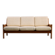 Dyrlund Three-Seater Sofa in Solid Teak