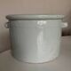 Extra-large white glazed earthenware planter, 1960s Italy