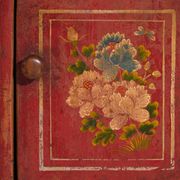 Antique low elm wood furniture – China, around 1900