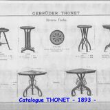 Table de lecture Thonet N°1 Art nouveau - 1895 -