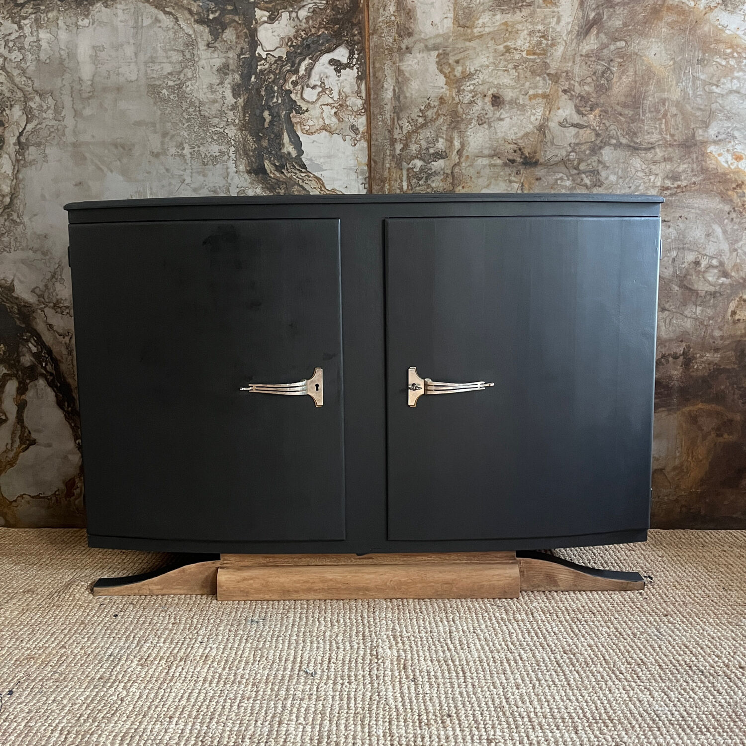 1930s sideboard with mustache feet