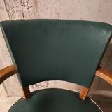 Pair of 50s bridge armchairs