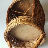 Handmade wicker bottle holder