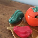Barbotine Condiment Set