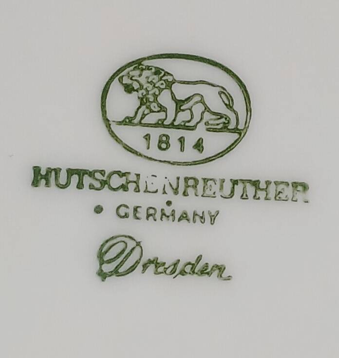 Set of 6 plates hutschenreuther germany dresden 1966