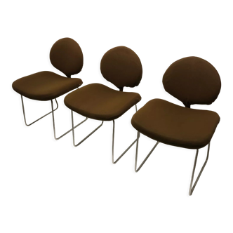 Set of 3 djinn chairs by Olivier Mourgue