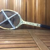 Old snauwaert expert tennis racket wood + zéphyr cross
