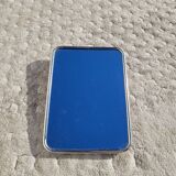 Small vintage barber mirror 13x18cm beige