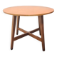 Vintage Round wooden Coffee Table, 1950s