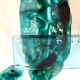 xPair of Handcrafted Teal Enameled Door Handles by Gabbianelli, Albisola, I