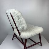 Scandinavian Swedish midcentury lounge or easy chair by Alf Svensson, Model Teve, 1950s