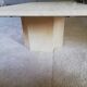 Table basse en travertin vintage